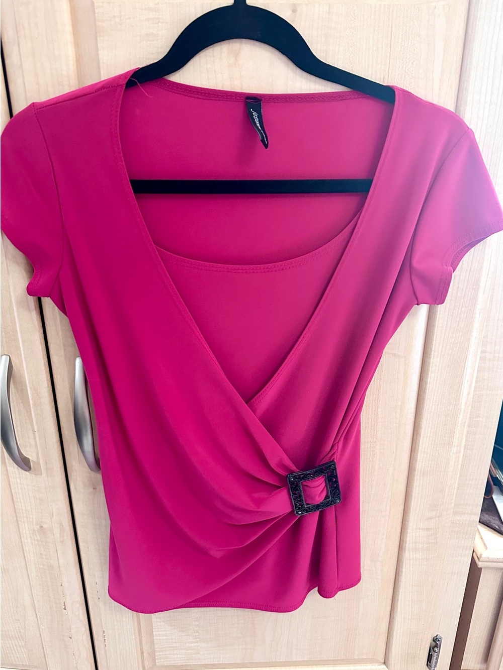 Pink Y2K Short Sleeve Blouse